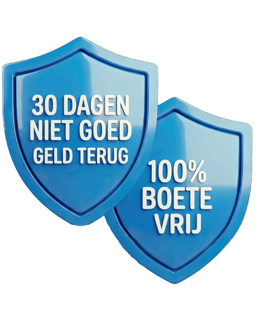 30 dagen niet goed, geld terug